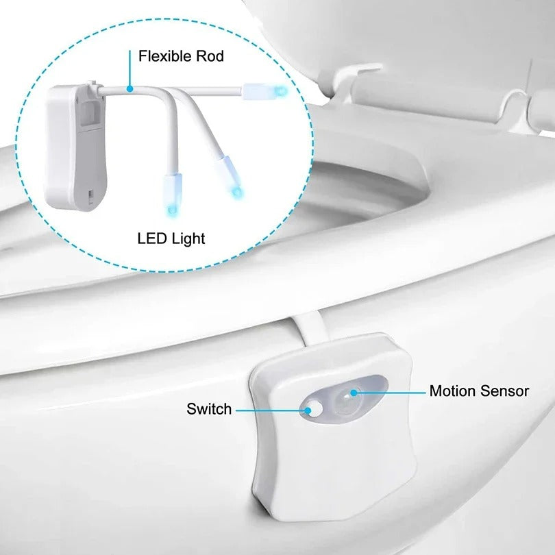 Smart Motion Sensor Night Light For Toilet Seat